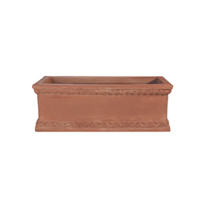 Terracotta Box with Greek Decoration